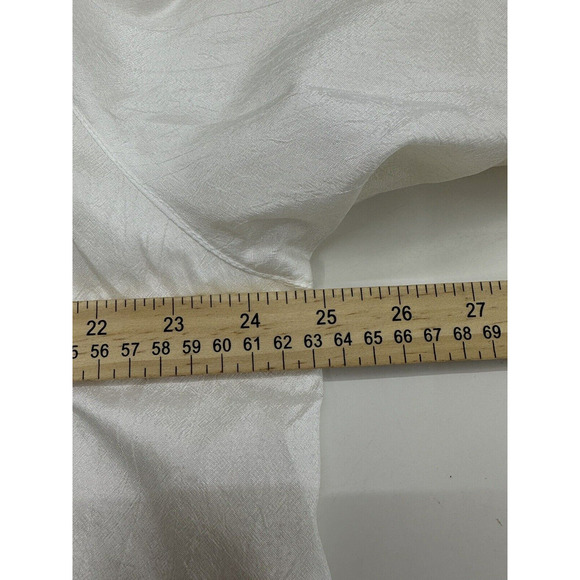 Womens Current Seen Jacket Size Medium White Button Up Windbreaker Vintage - Picture 15 of 16